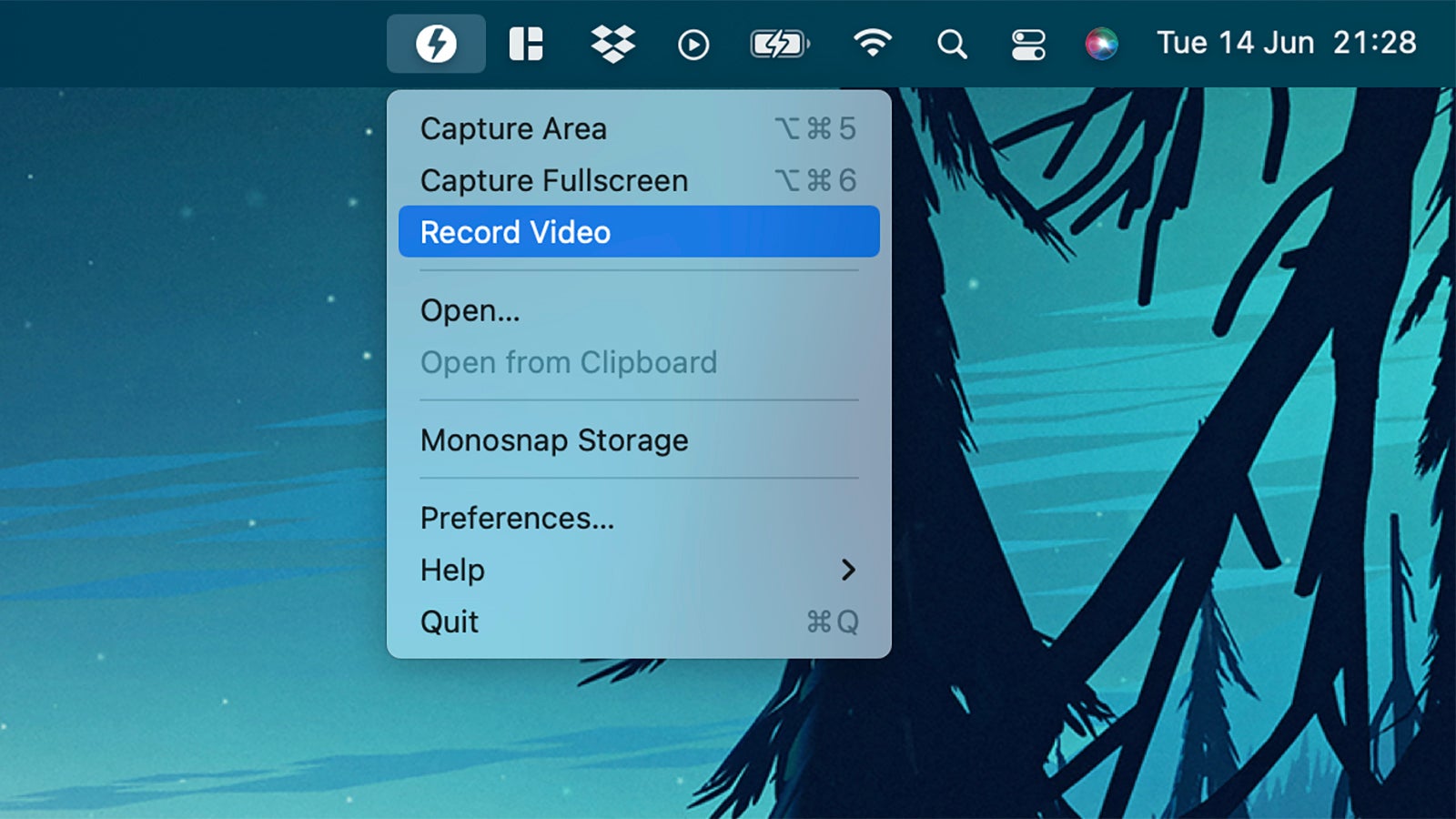 Monosnap erweitert Ihre Screenshot-Optionen.