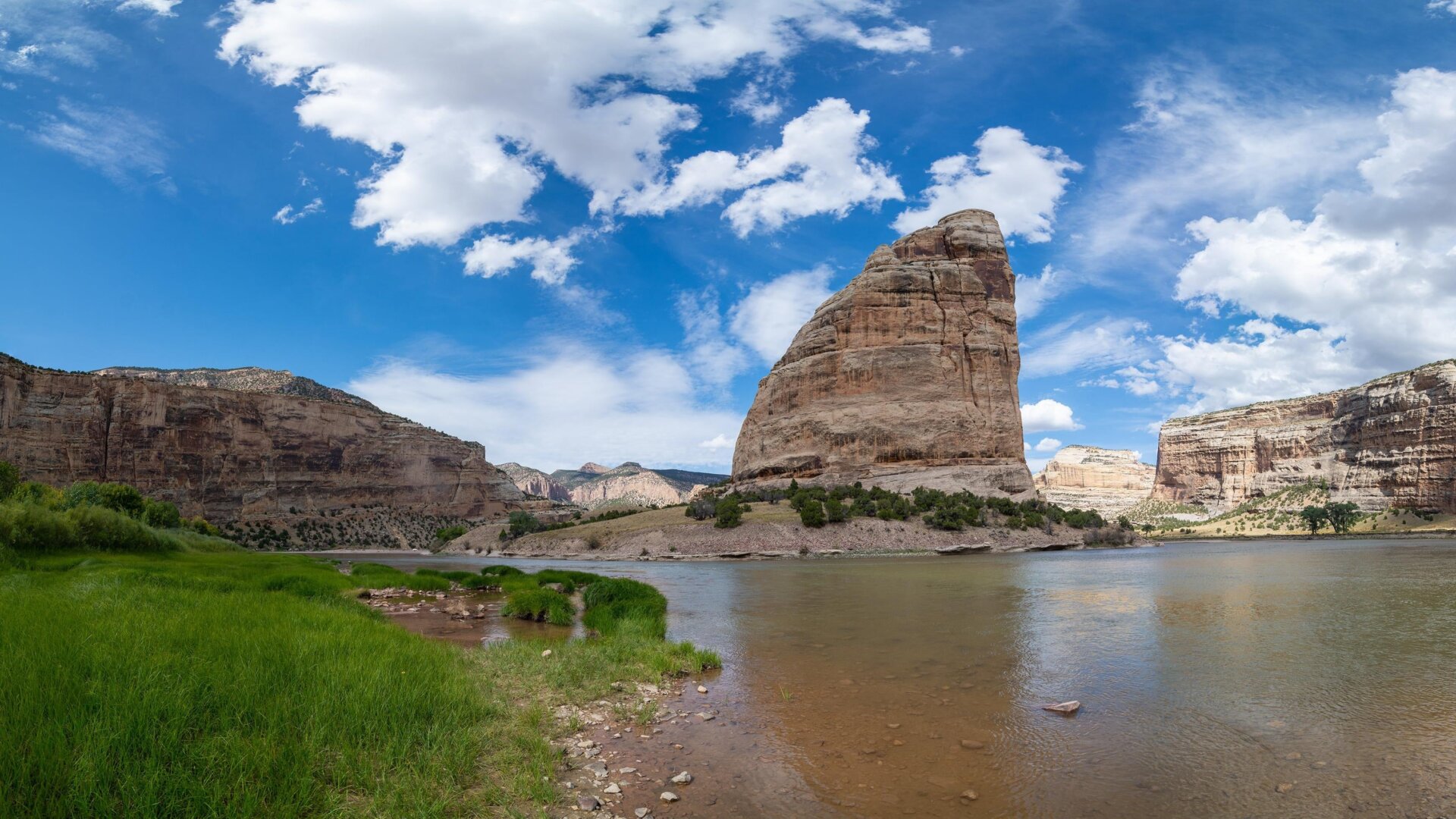 Steamboat Rock im Dinosaur National Monument.