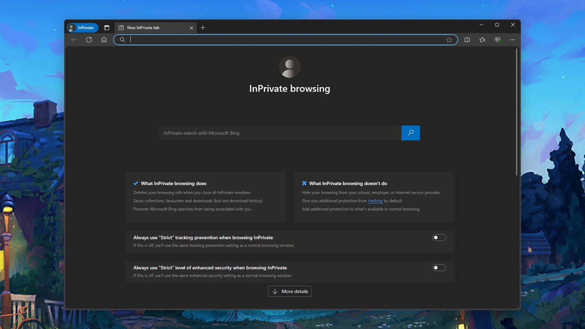 In Edge wird dies als InPrivate-Browsen bezeichnet.