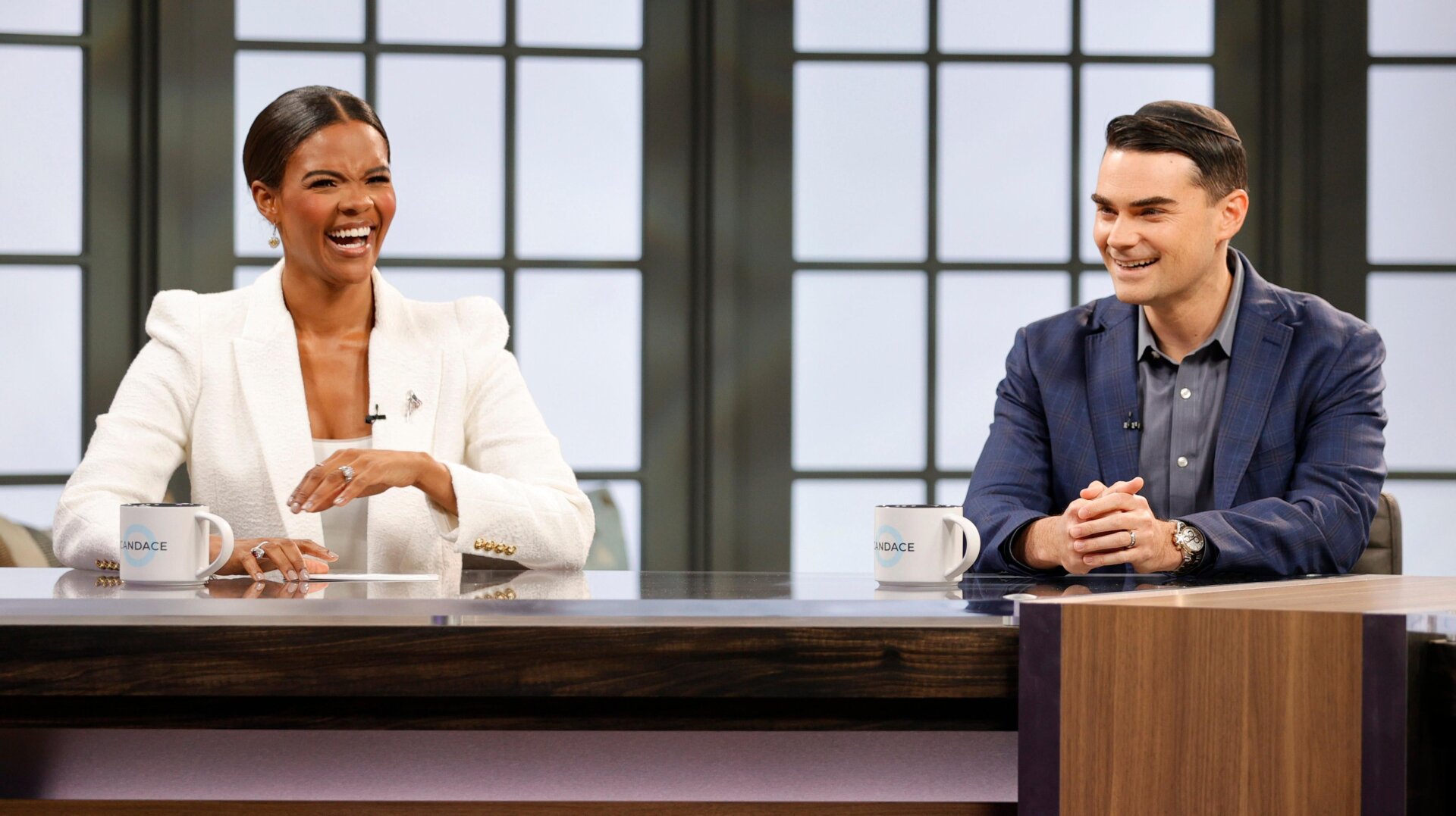 Aktenfoto von Candace Owens und Ben Shapiro am 17. März 2021 in Nashville, Tennessee