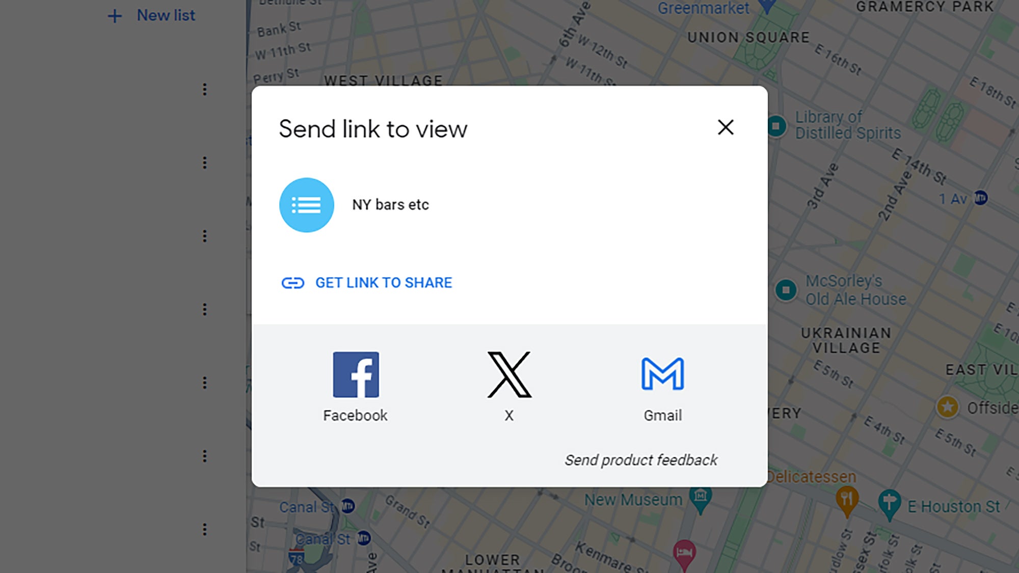 Es ist einfach, Listen mit anderen Personen zu teilen.