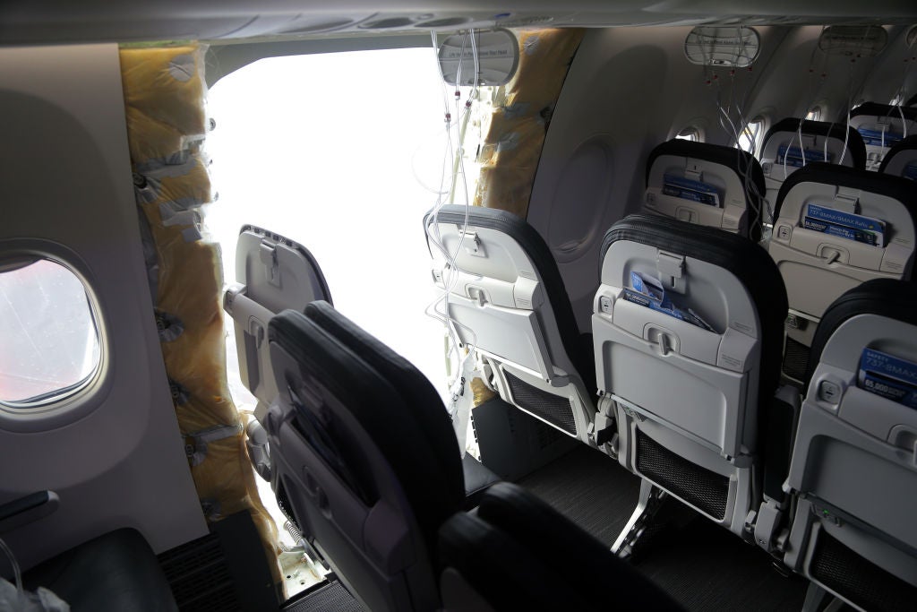 Alaska Airlines Flug 1282 nach dem Doorplug-Vorfall 