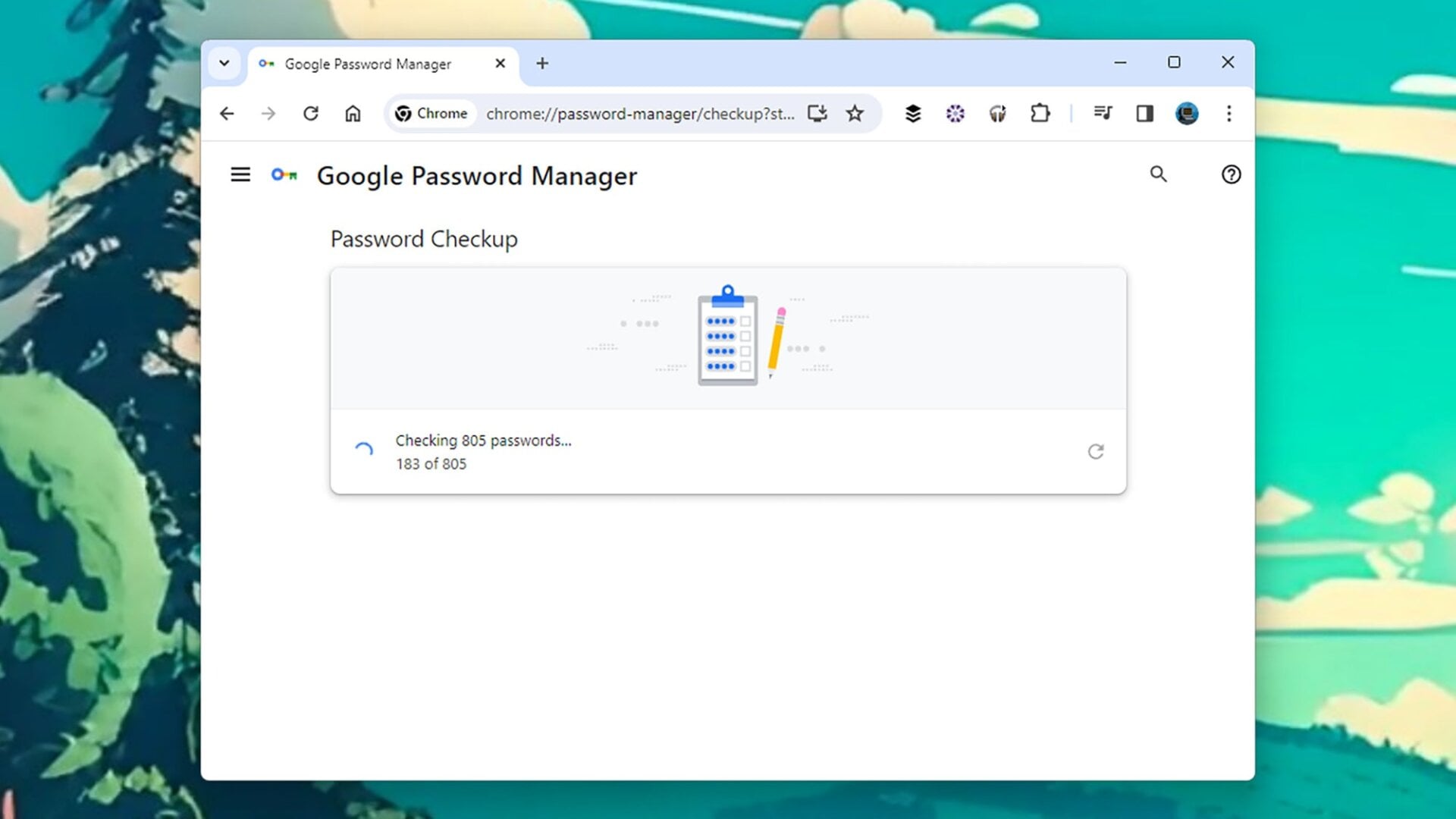 Google kann auch Überprüfungen Ihrer Passwörter durchführen.