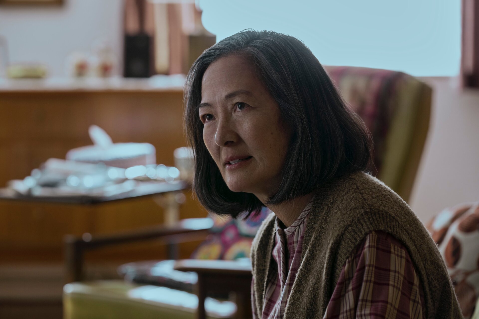 Rosalind Chao als ältere Wenjie.