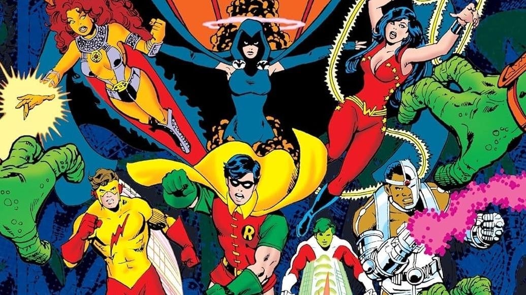 Coverkunst von The New Teen Titans Omnibus Vol. 1 von Marv Wolfman und George Pérez