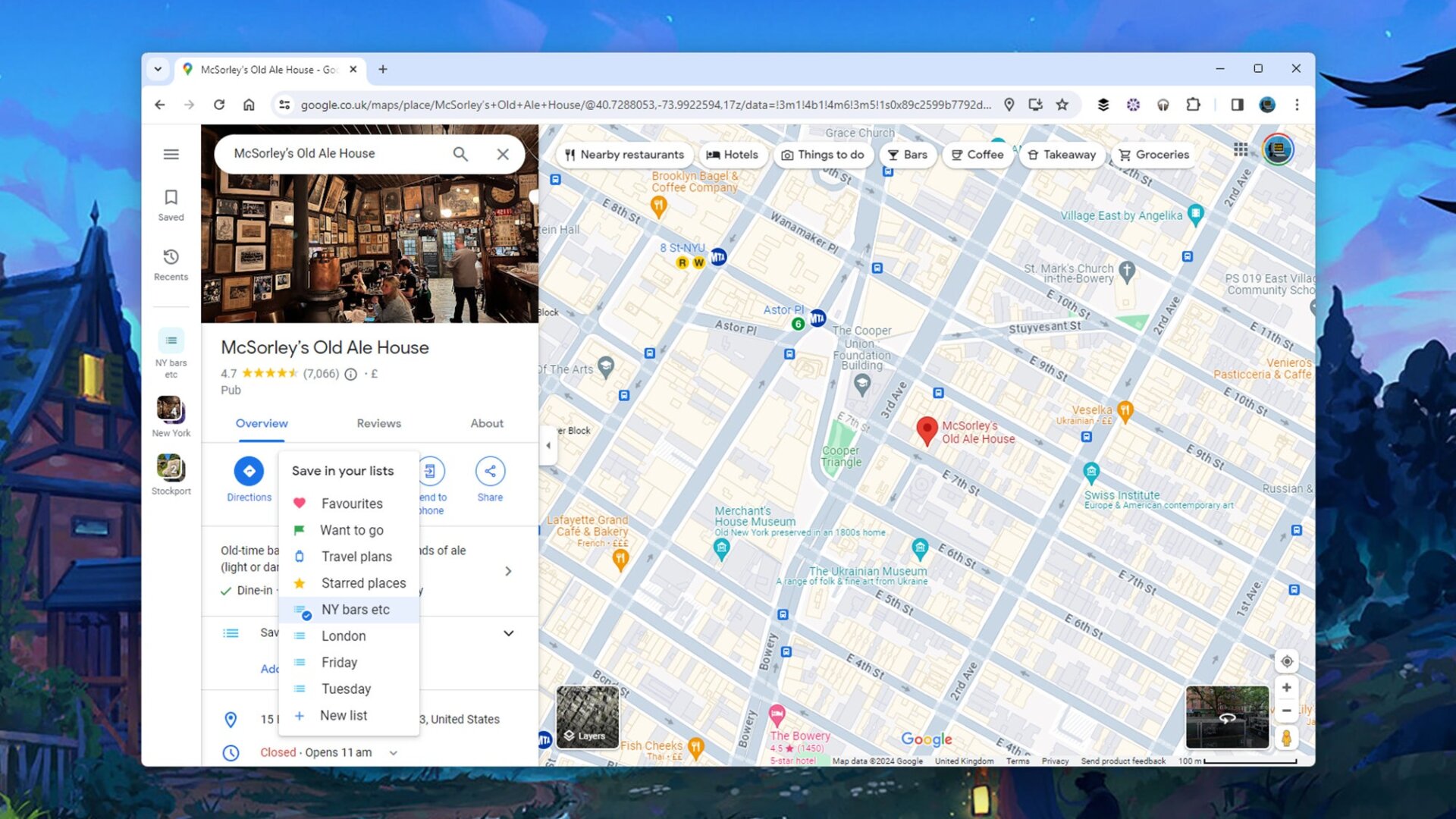 Listen können schnell erstellt werden.
