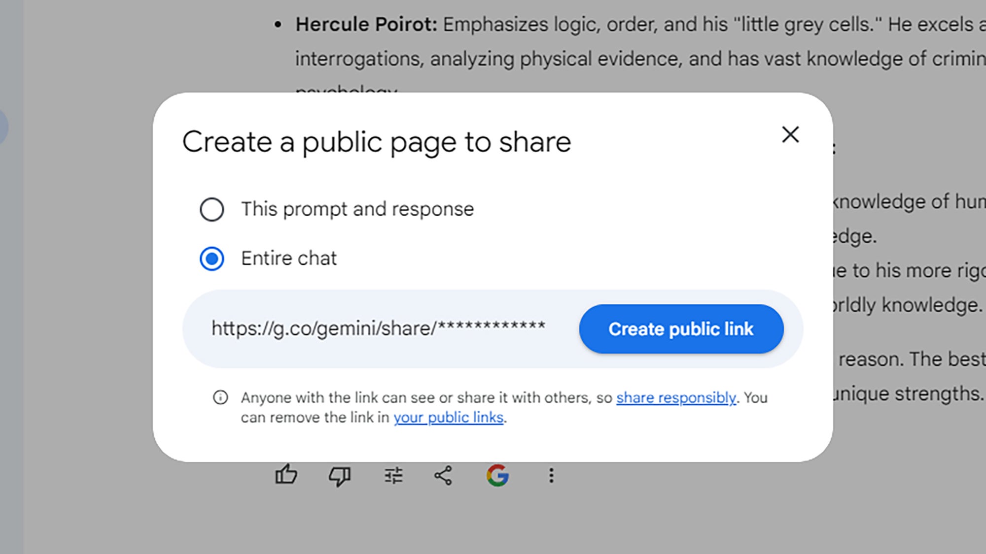 Jede Antwort kann öffentlich geteilt werden.