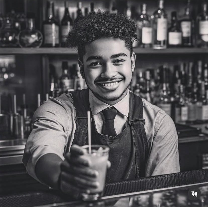 Ein Bild, das auf einer gefälschten Restaurant-Website für Ethos Café in Austin, Texas, erscheint und scheinbar mithilfe von KI erstellt wurde. 
