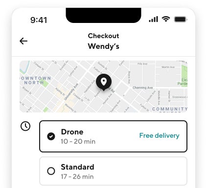 Neue Option für Einwohner von Christiansburg, Virginia, auf DoorDash.