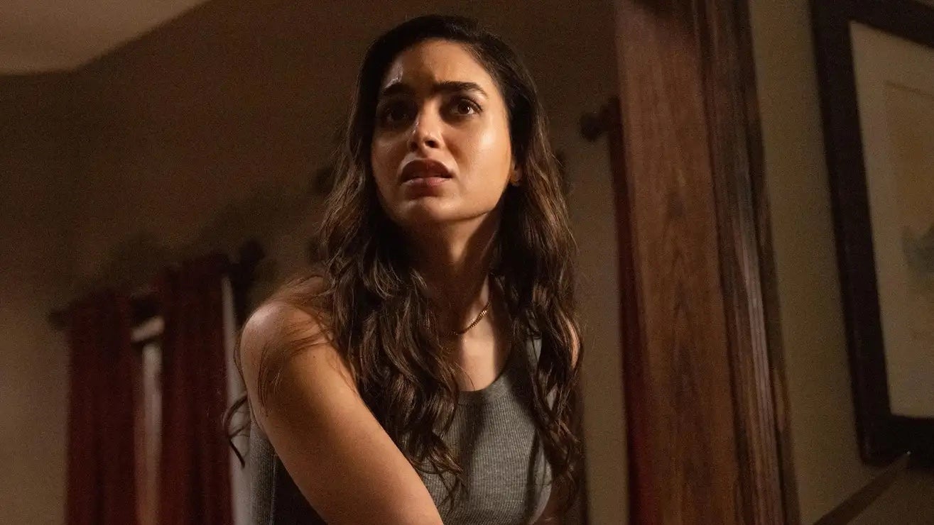 Melissa Barrera als Sam Carpenter in Schrei (2022).