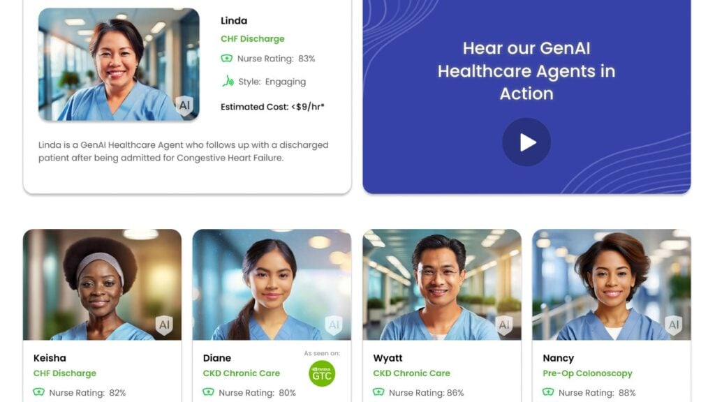 Screenshot: Hippocratic AI
