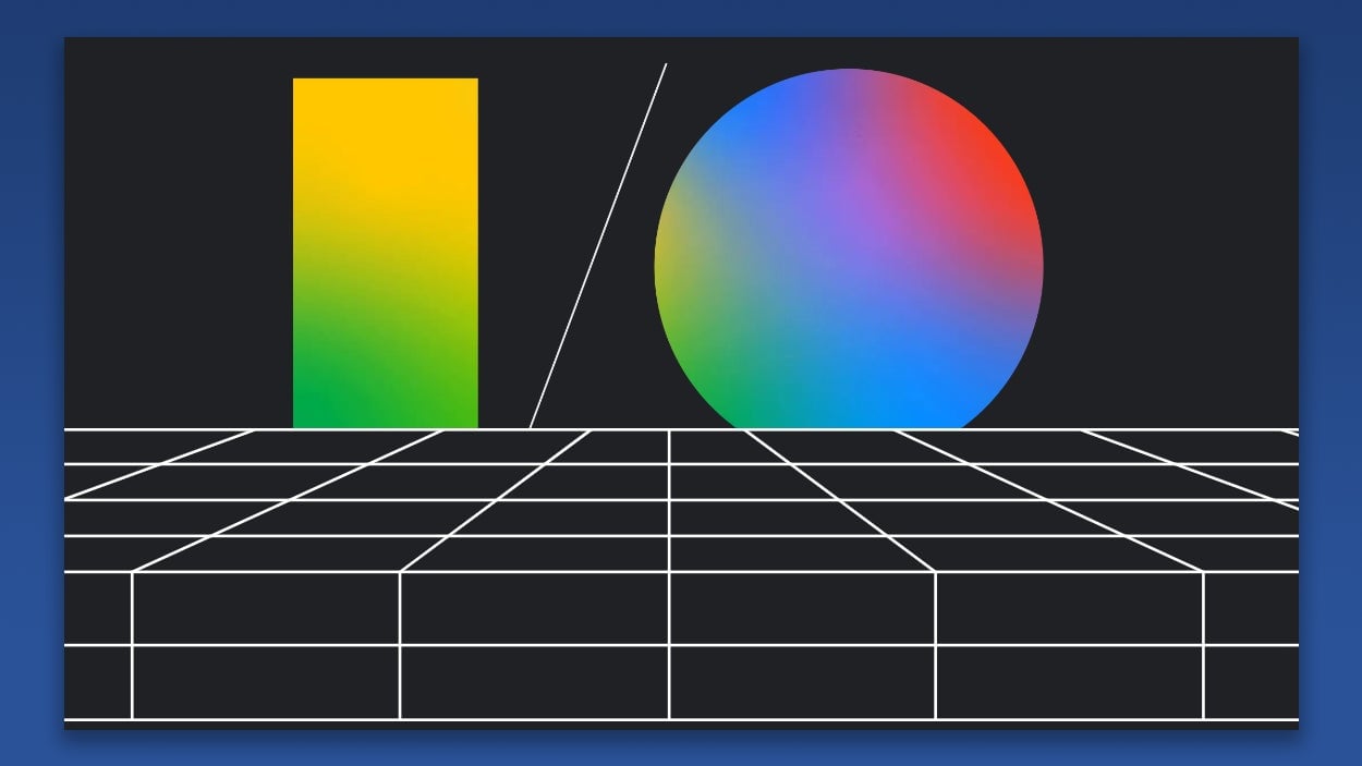 Das offizielle Logo von Google I/O 2024.