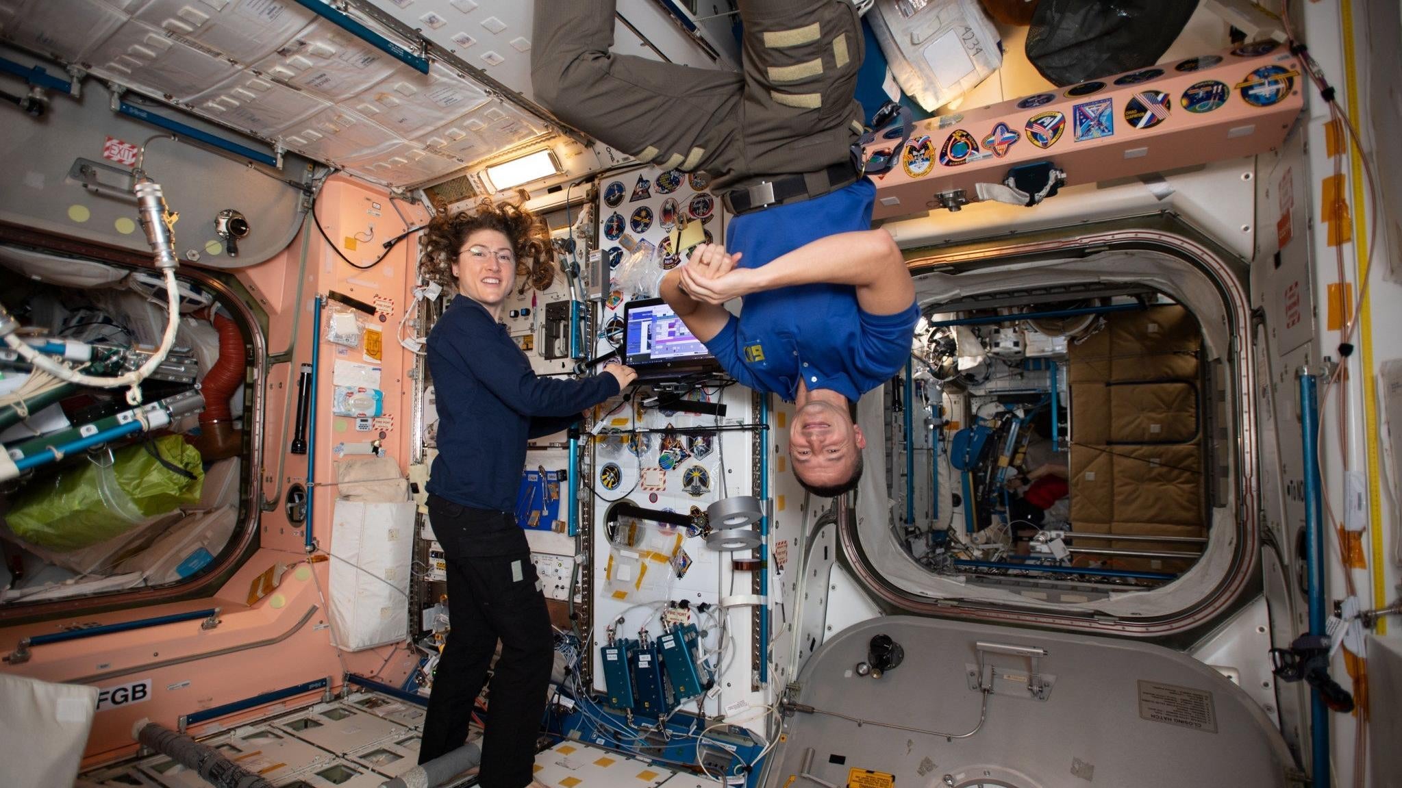Die ISS ist die Heimat einer einzigartigen Mikrobenpopulation.