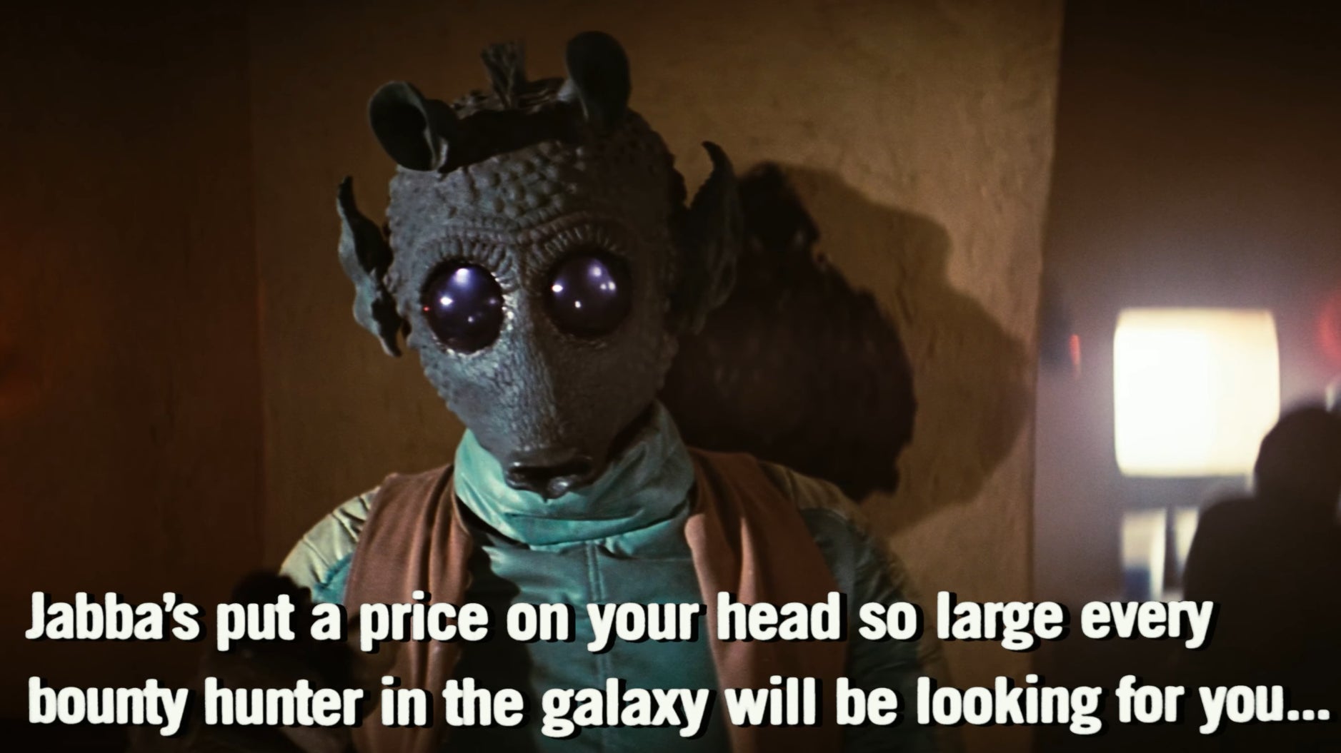 … und die Untertitel der Originalveröffentlichung von Star Wars.