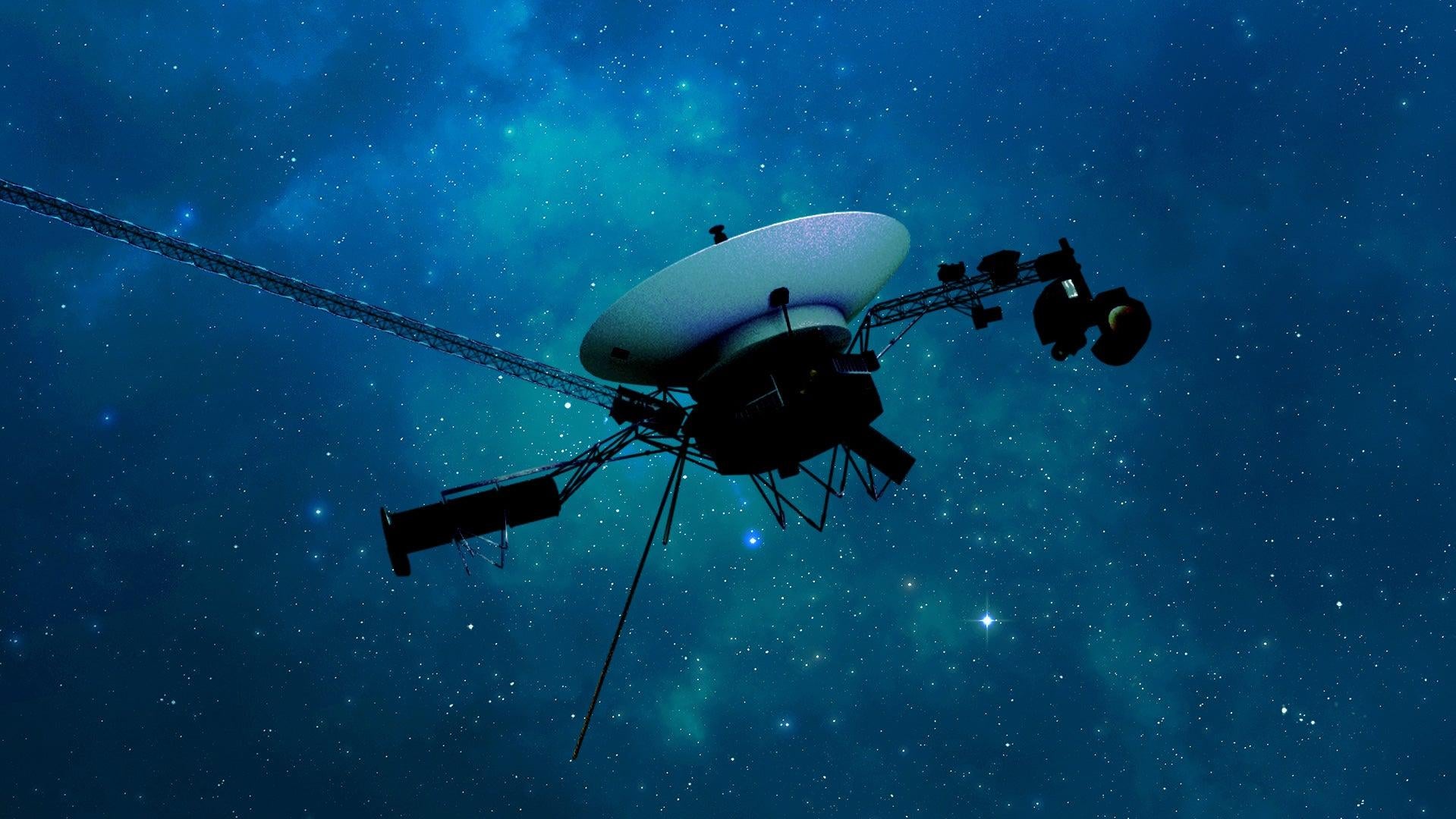 Eine künstlerische Darstellung der Raumsonde Voyager-1 der NASA.