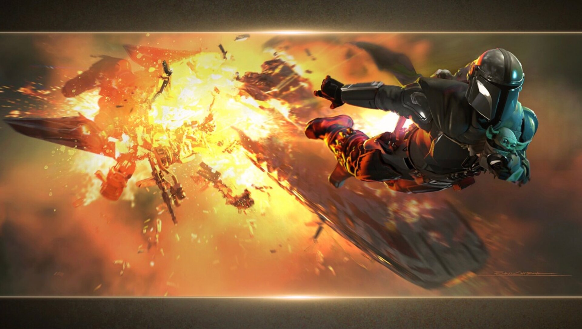 The Mandalorian und Grogu Konzeptkunst.