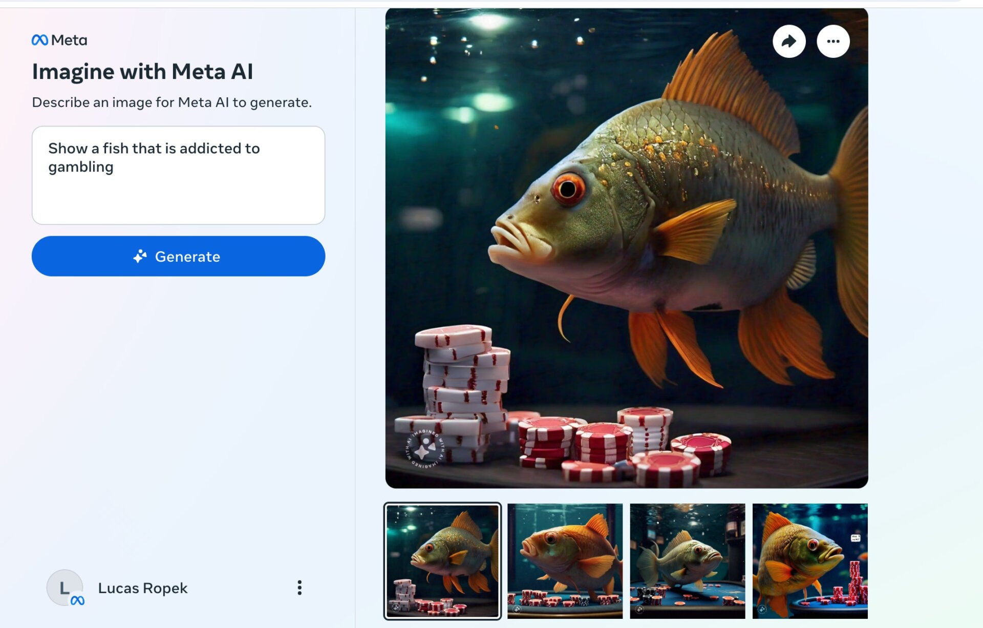 Screenshot: Meta