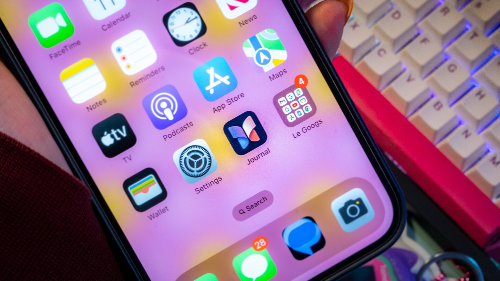 Apple Journal auf iOS 17.2.