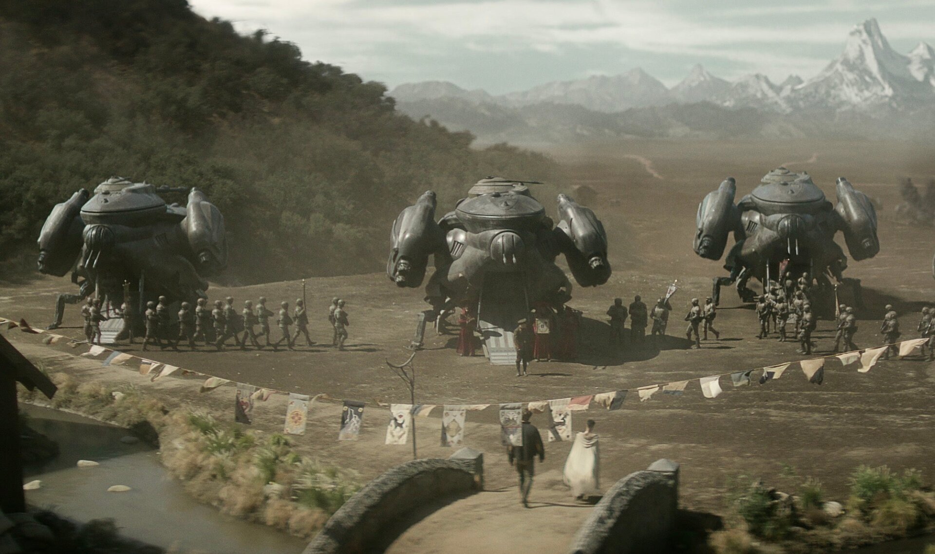 Die Schlacht beginnt.