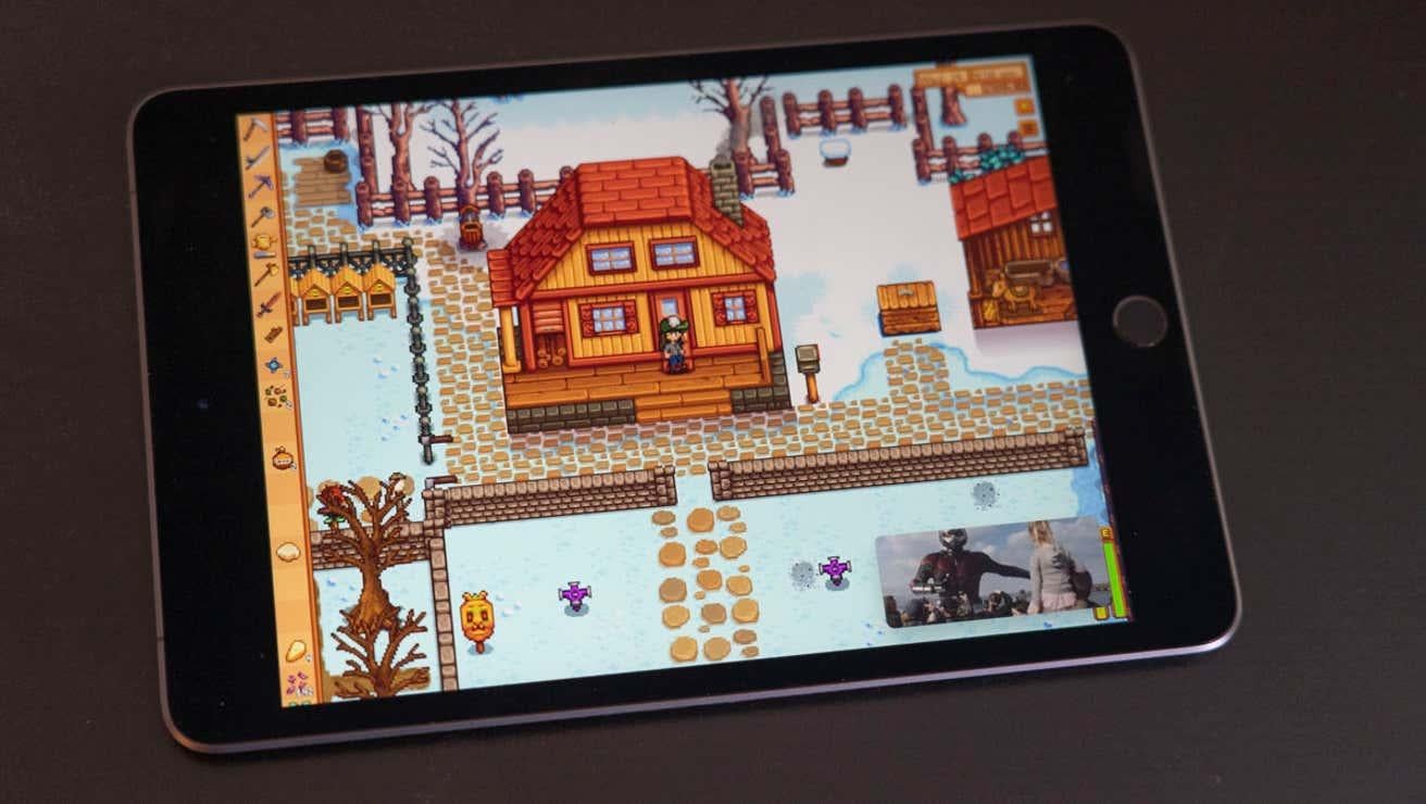 Der große, runde Knopf, den Sie rechts auf diesem Bild sehen, ist der Home-Button.