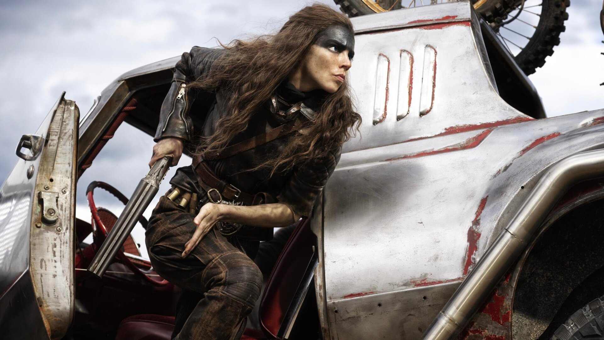 Anya Taylor-Joy als Furiosa in Furiosa: Eine Mad Max-Saga.