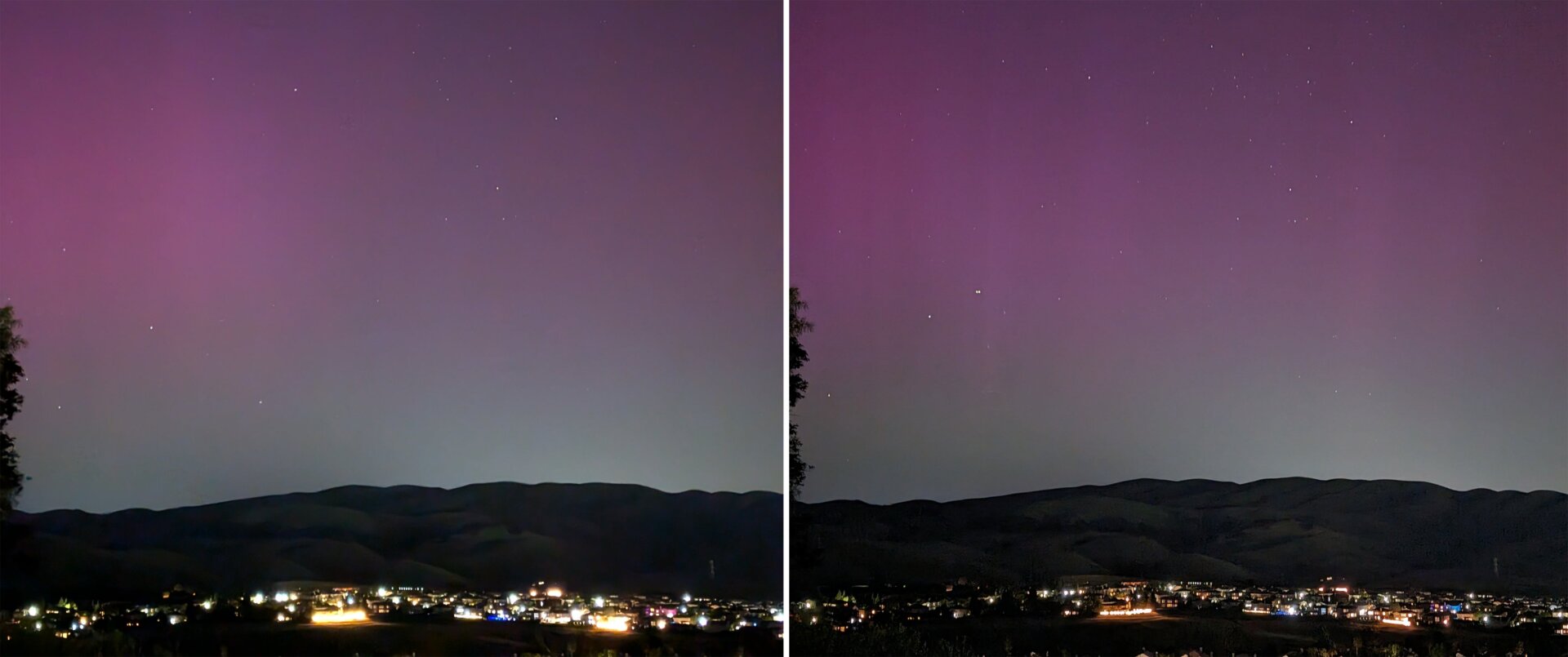 Das linke Bild wurde mit dem Pixel 8a aufgenommen, und das rechte Bild wurde mit dem Pixel 8 aufgenommen. 