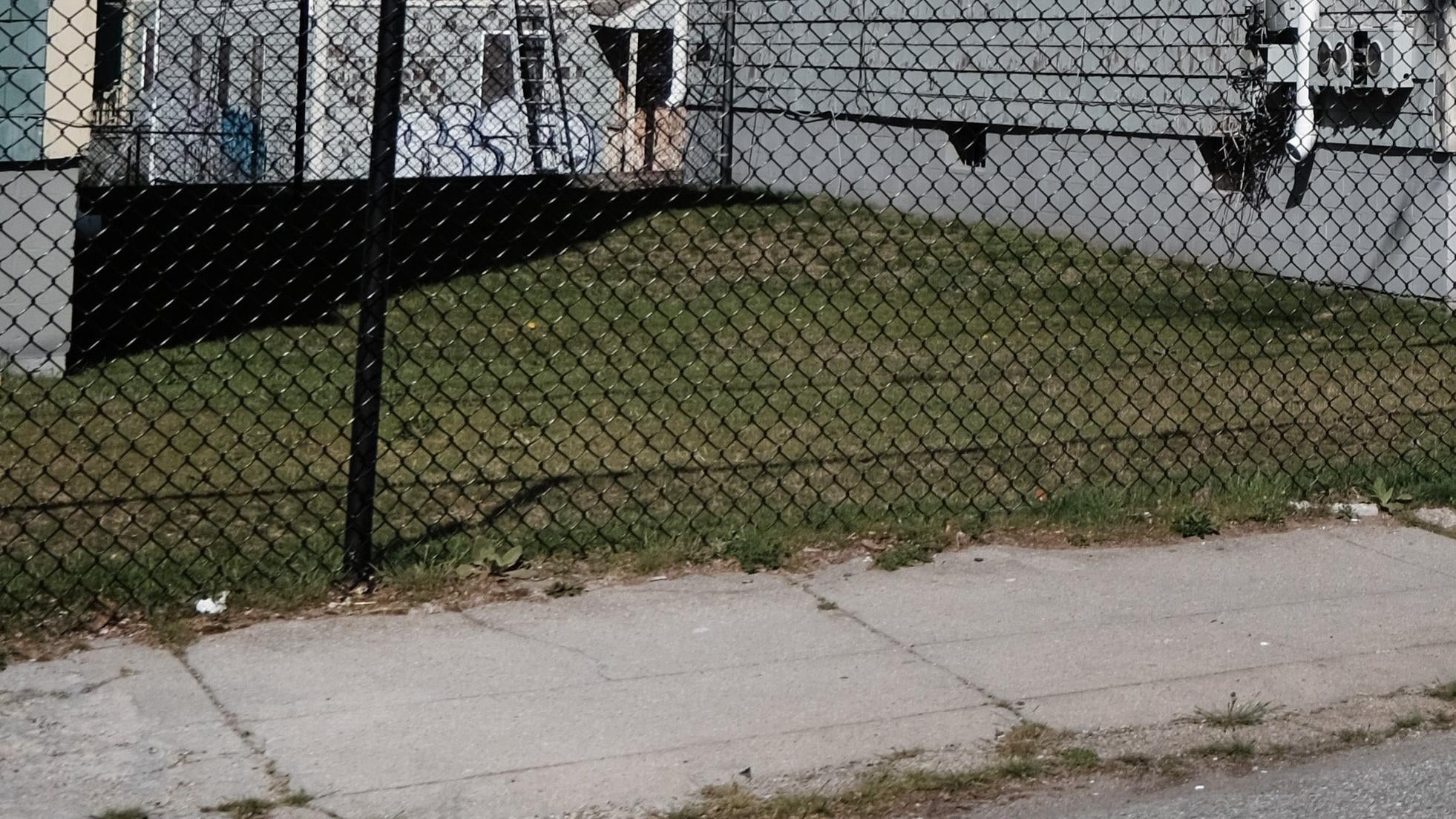 Ein Zaun in Providence, Rhode Island