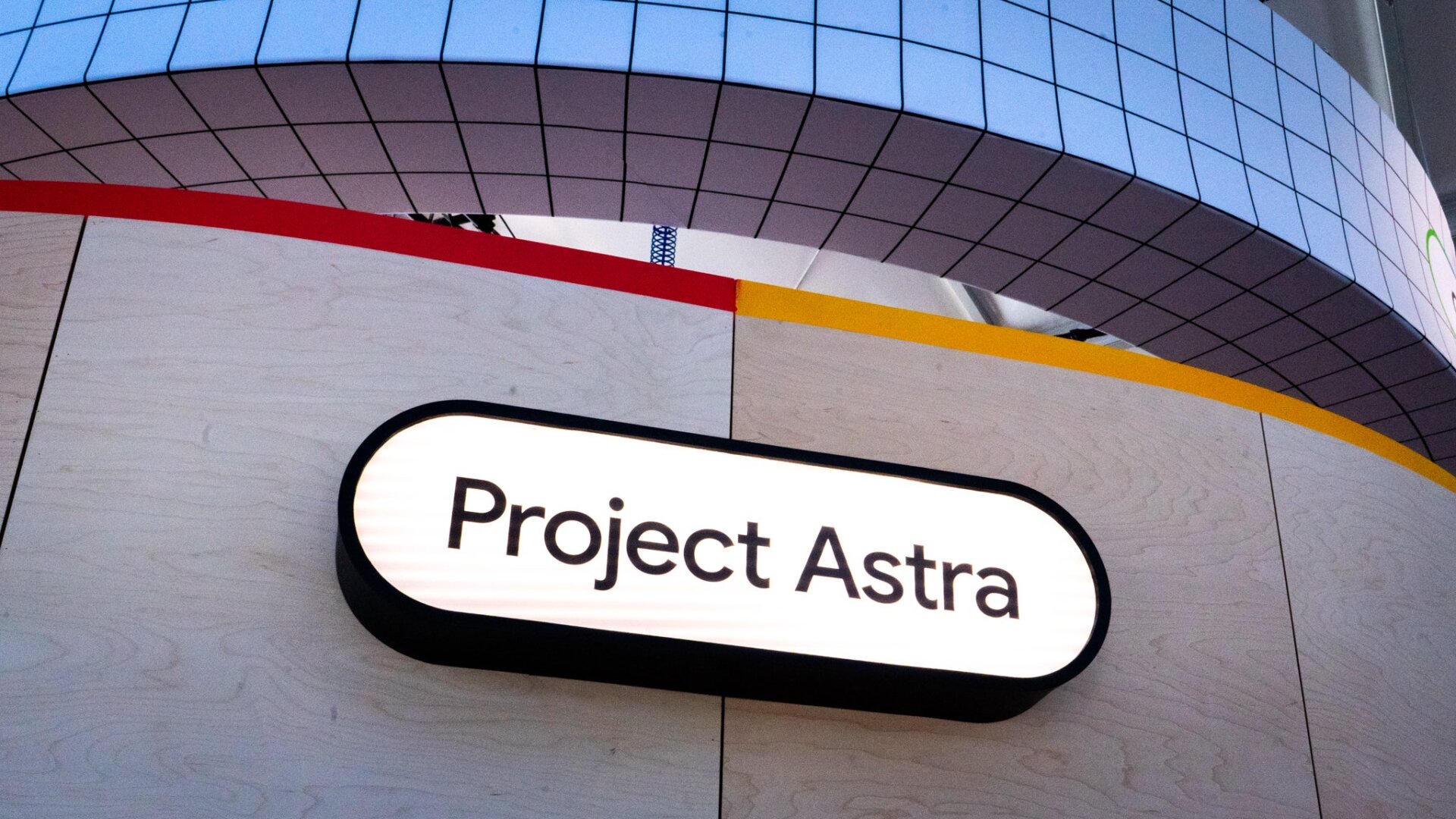 Das Project Astra meldet sich in der Google I/O AI -Sandbox an.
