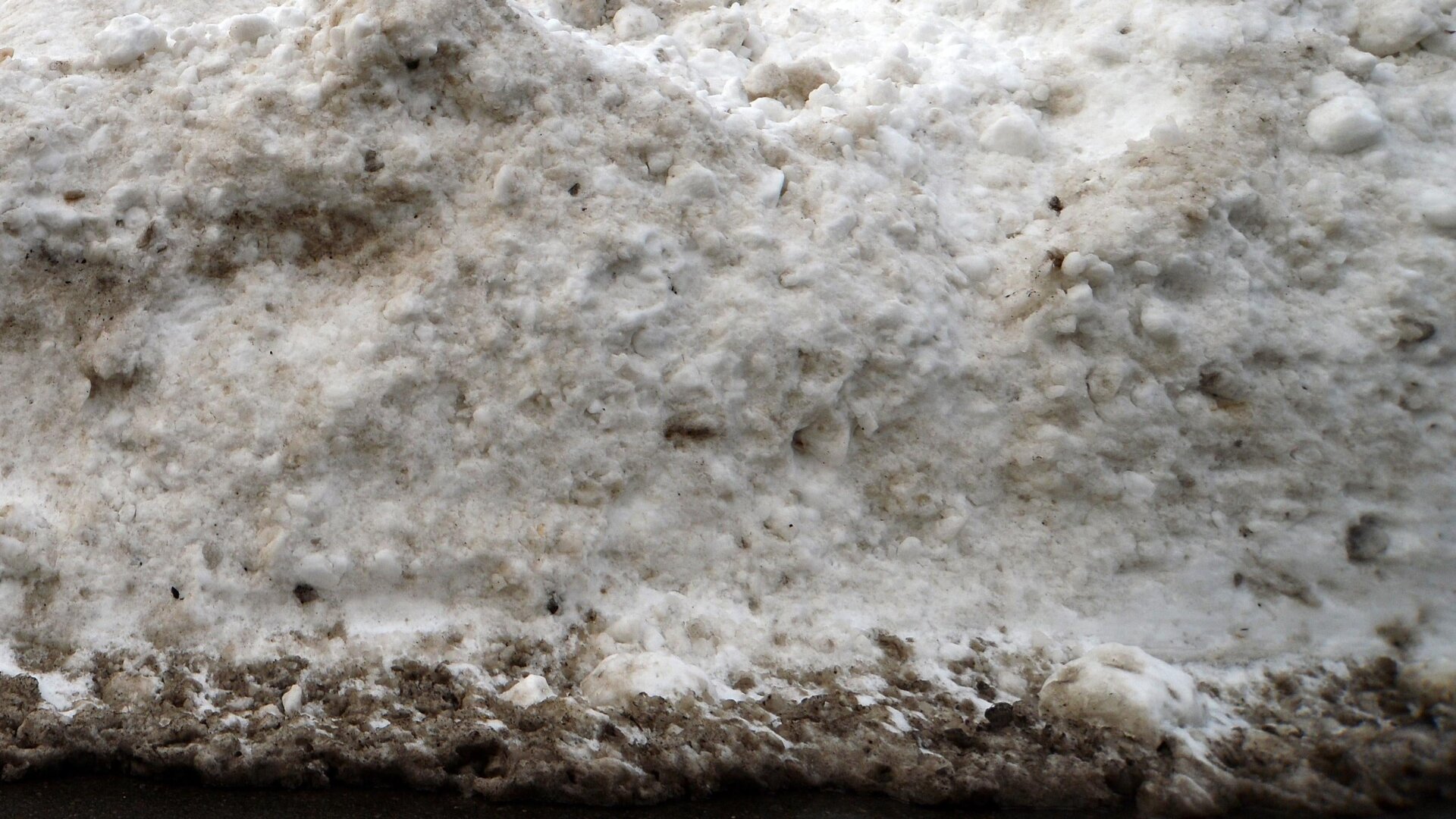 Eine Schneewehe in Buffalo, New York