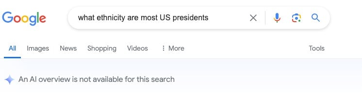 Screenshot: Google Search