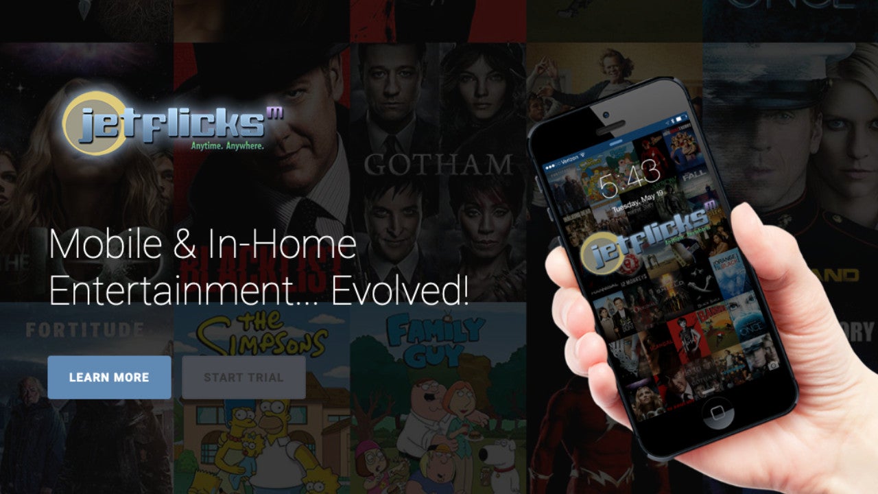 Die Jetflicks-Website, wie sie 2015 aussah, bevor sie 2019 vom Netz genommen wurde.