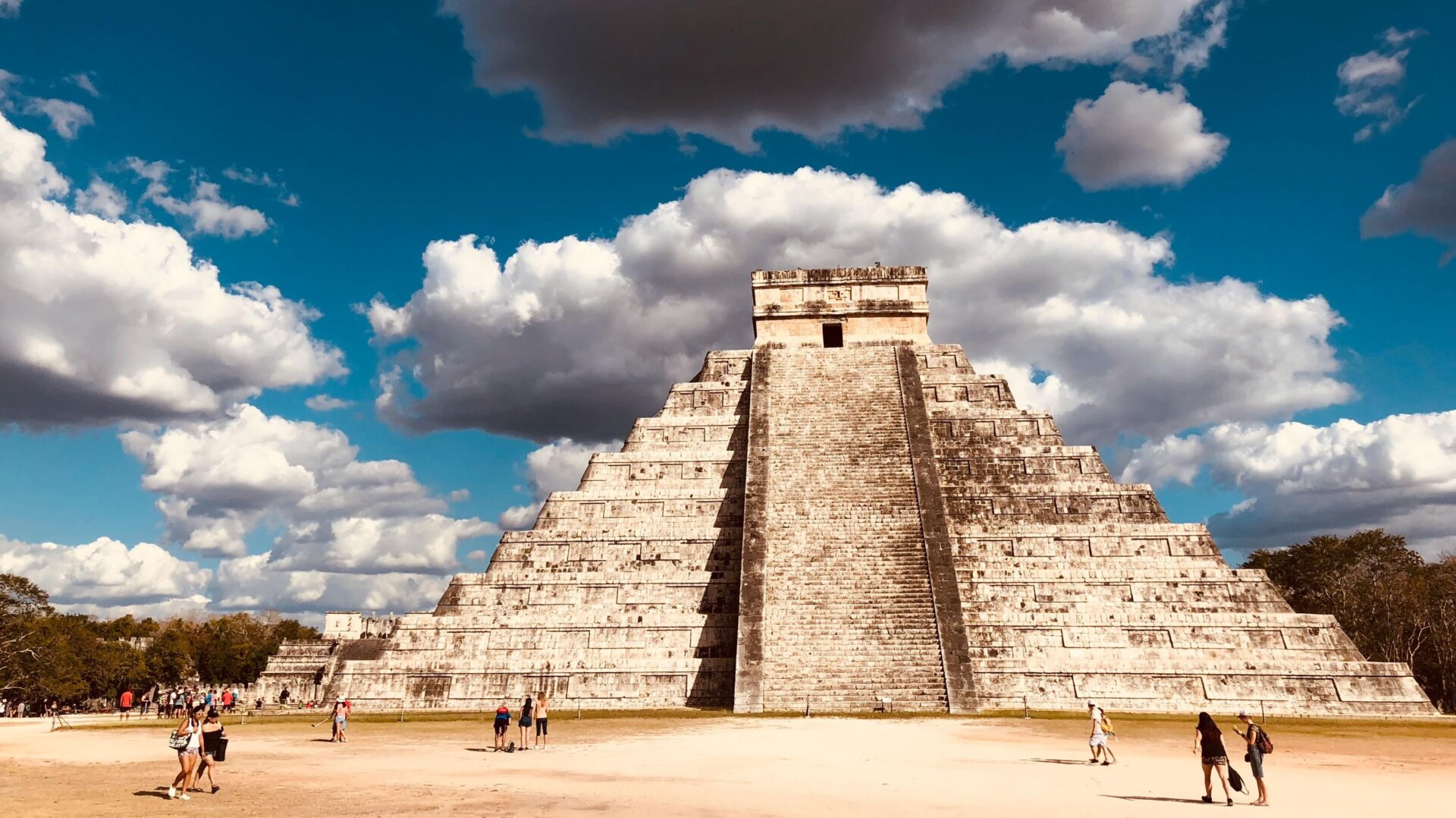 El Castillo, eines der größten Bauwerke in Chichén Itzá.