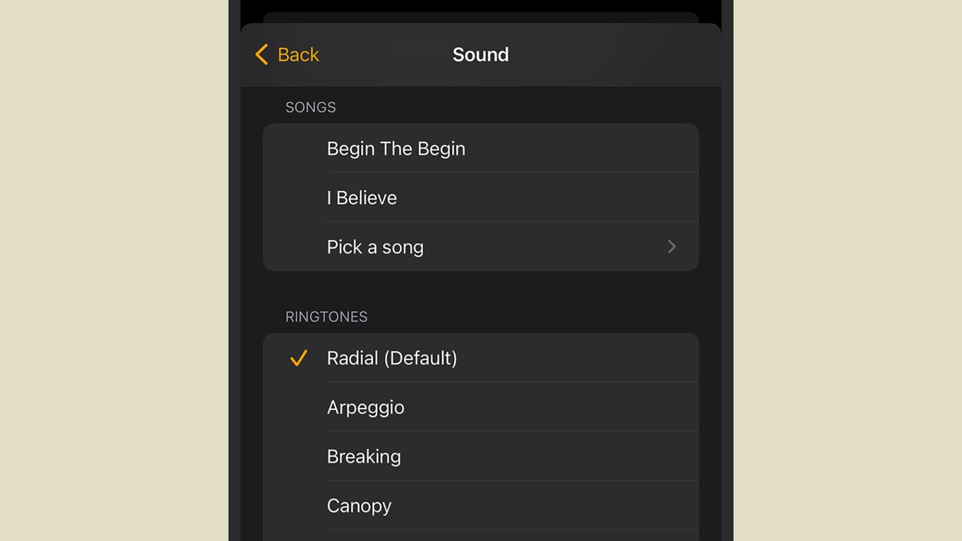 Sie haben Optionen in der iOS-Uhr-App.