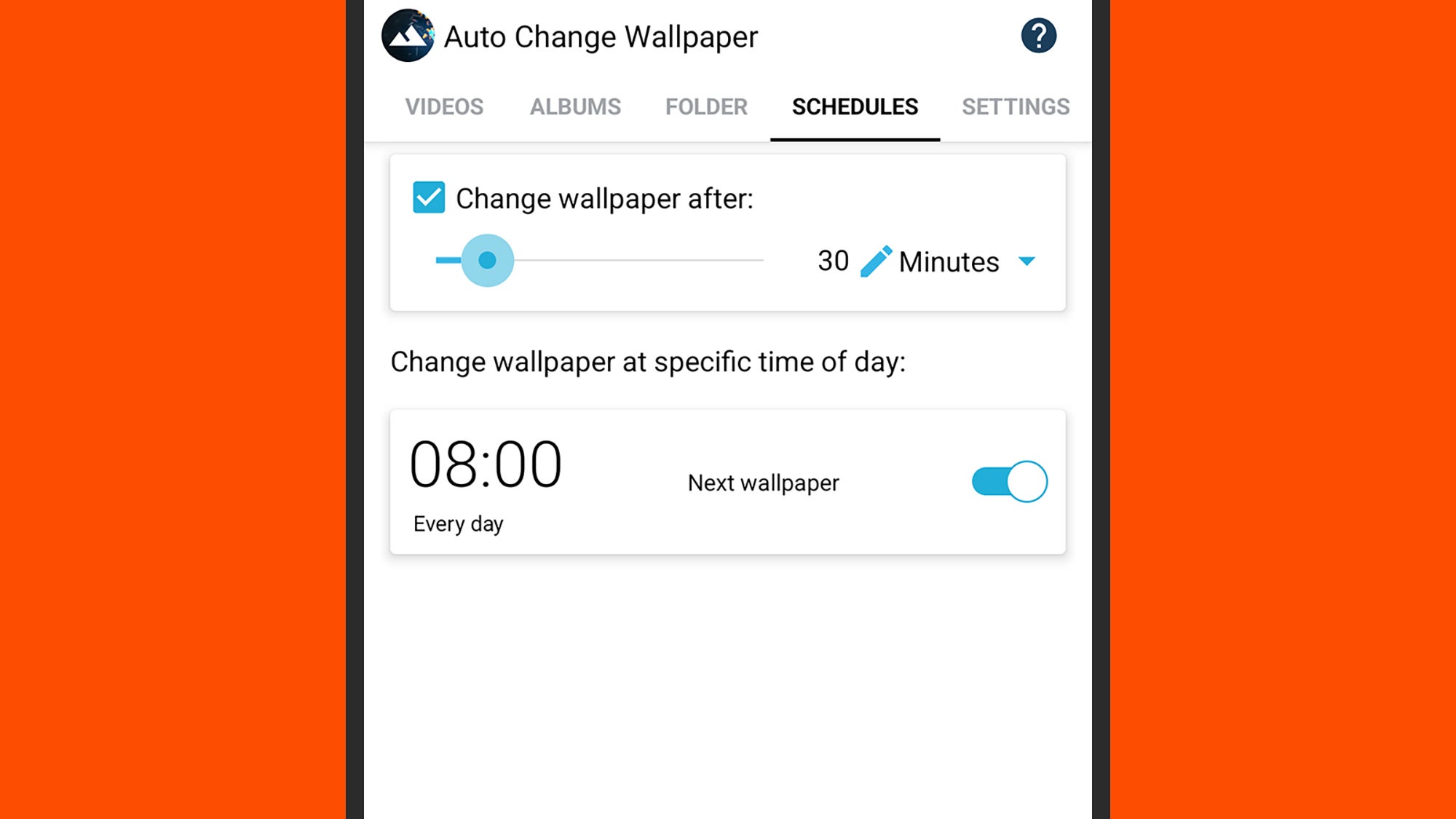 Android-Apps von Drittanbietern können das Hintergrundbild für Sie ändern.