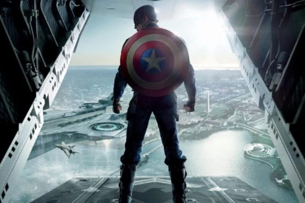 Chris Evans In Captain America The Winter Soldier (2014).