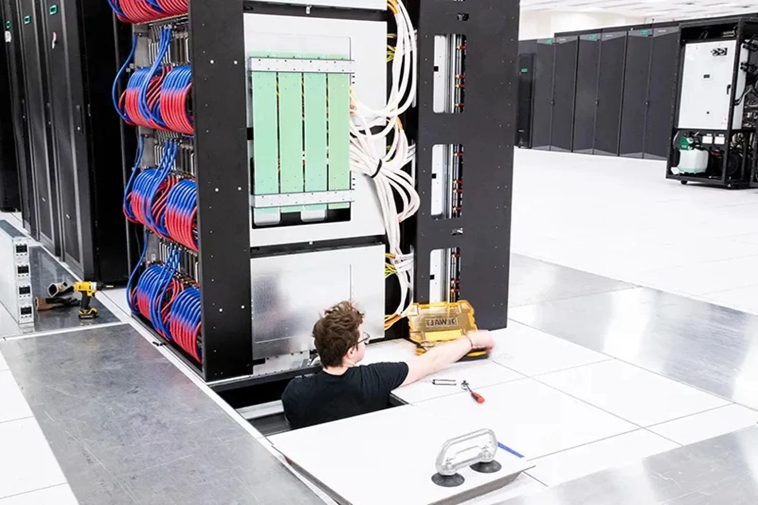 Die Installation des Venado-Supercomputers.