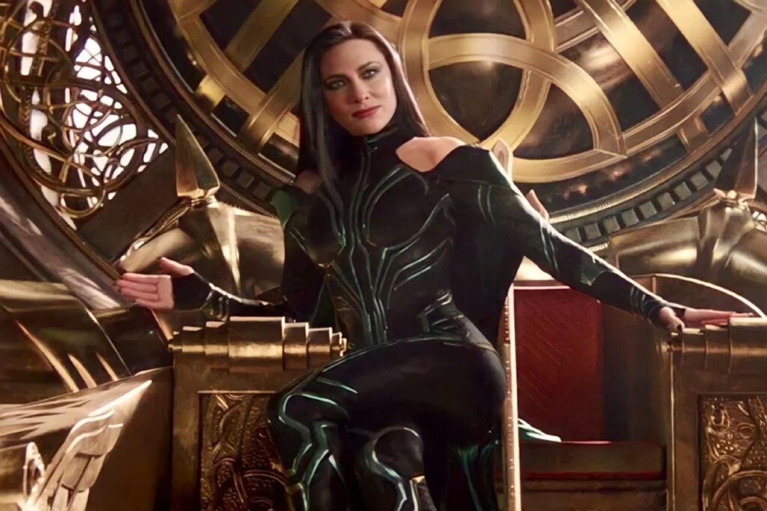 Cate Blanchett als Hela in Thor: Ragnarok. 