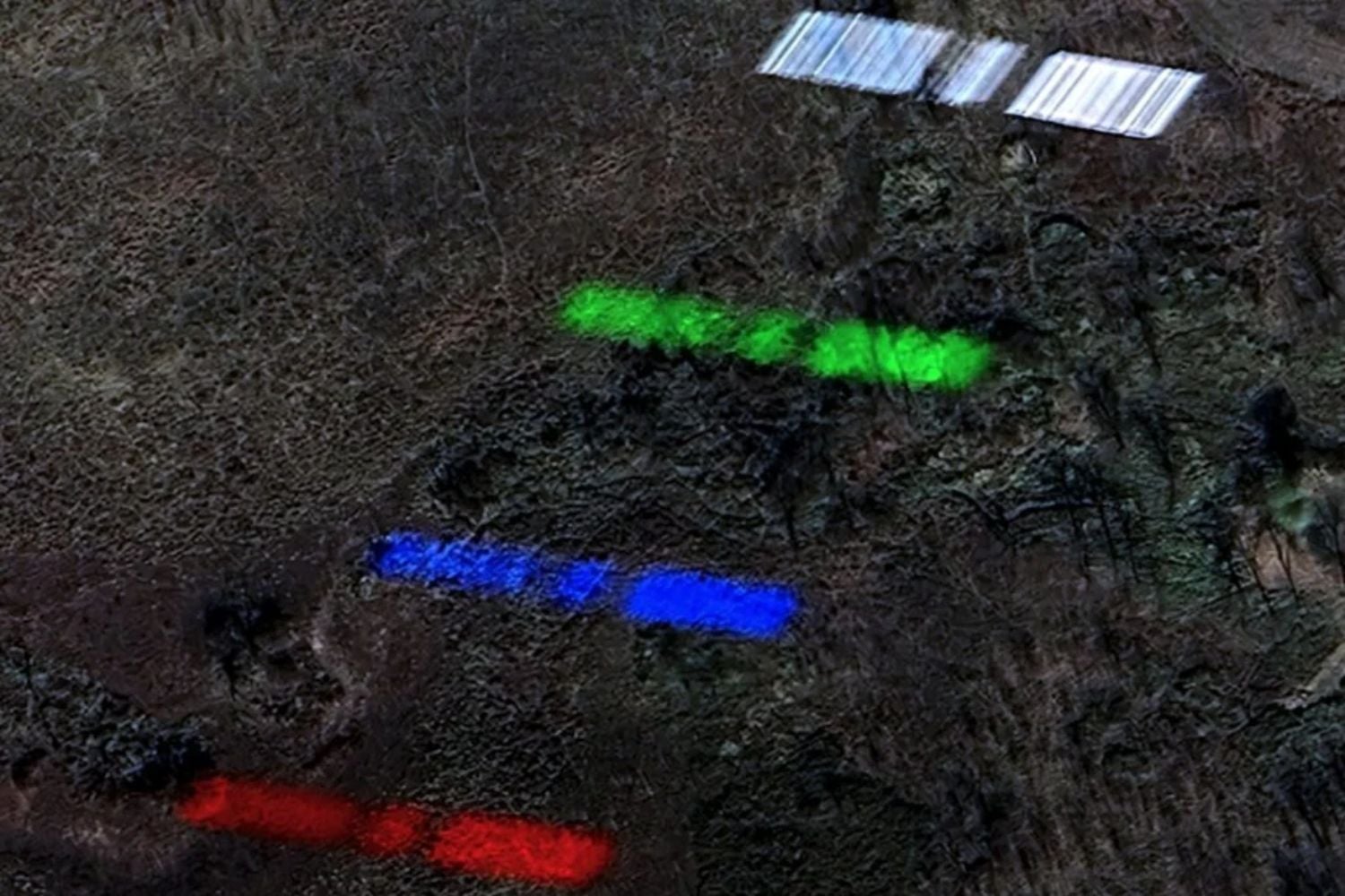 Ein Satellit tauchte überraschend auf Google Earth auf.